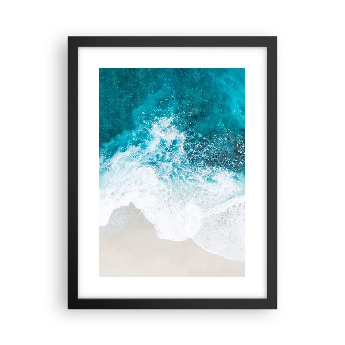 Poster in einem schwarzem Rahmen - Natürliche Liebkosung - 30x40 cm