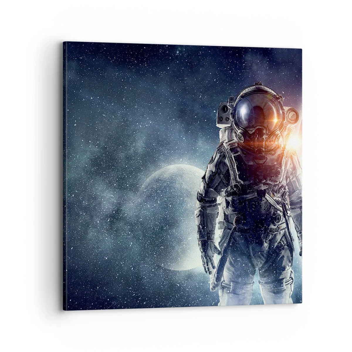 Bild auf Leinwand - Leinwandbild - Weltraumabenteuer - 70x70 cm