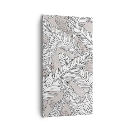 Bild auf Leinwand - Leinwandbild - Ein Federwirbel - 55x100 cm