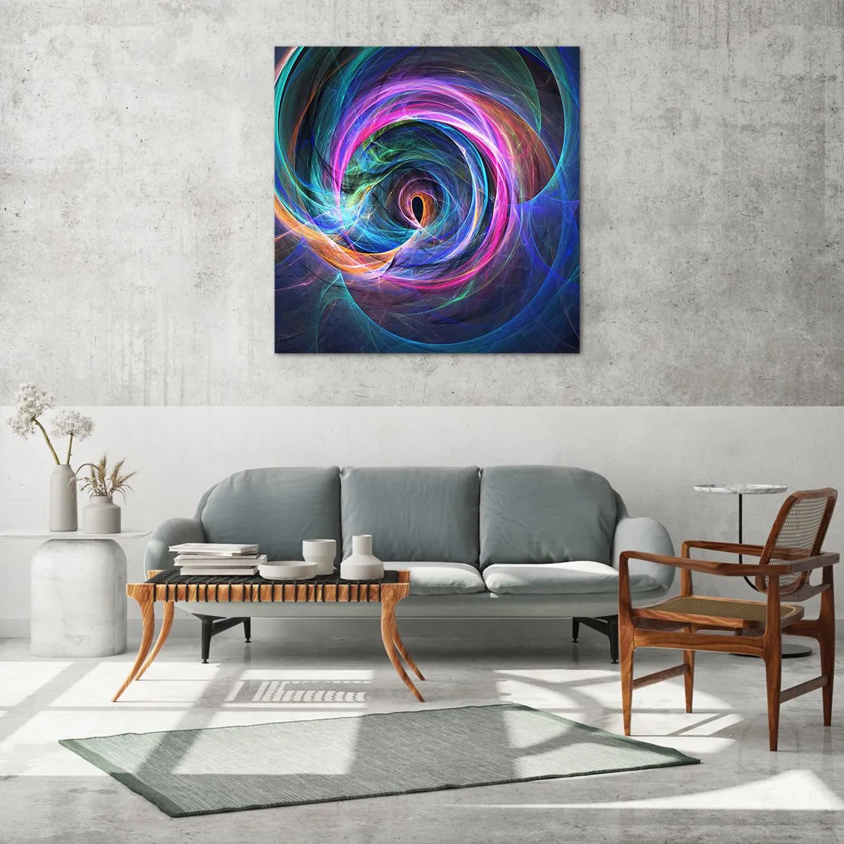 Glasbild - Bild auf glas - Wohin wirst du mich bringen? - 70x70 cm