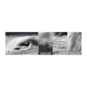 Fototapeten Muster Selbstklebend Deluxe Sticker - Wut des Ozeans - Meer, Ozean, Hohe Welle - 100x30 cm