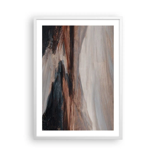 Poster in einem weißen Rahmen - Ruhiges Tal - 50x70 cm