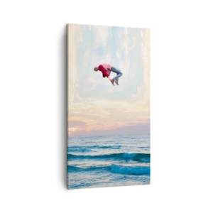 Bild auf Leinwand - Leinwandbild - In eine andere Dimension - 45x80 cm