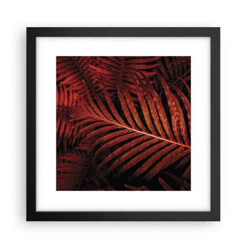 Poster in einem schwarzem Rahmen - Die Hitze des Lebens - 30x30 cm