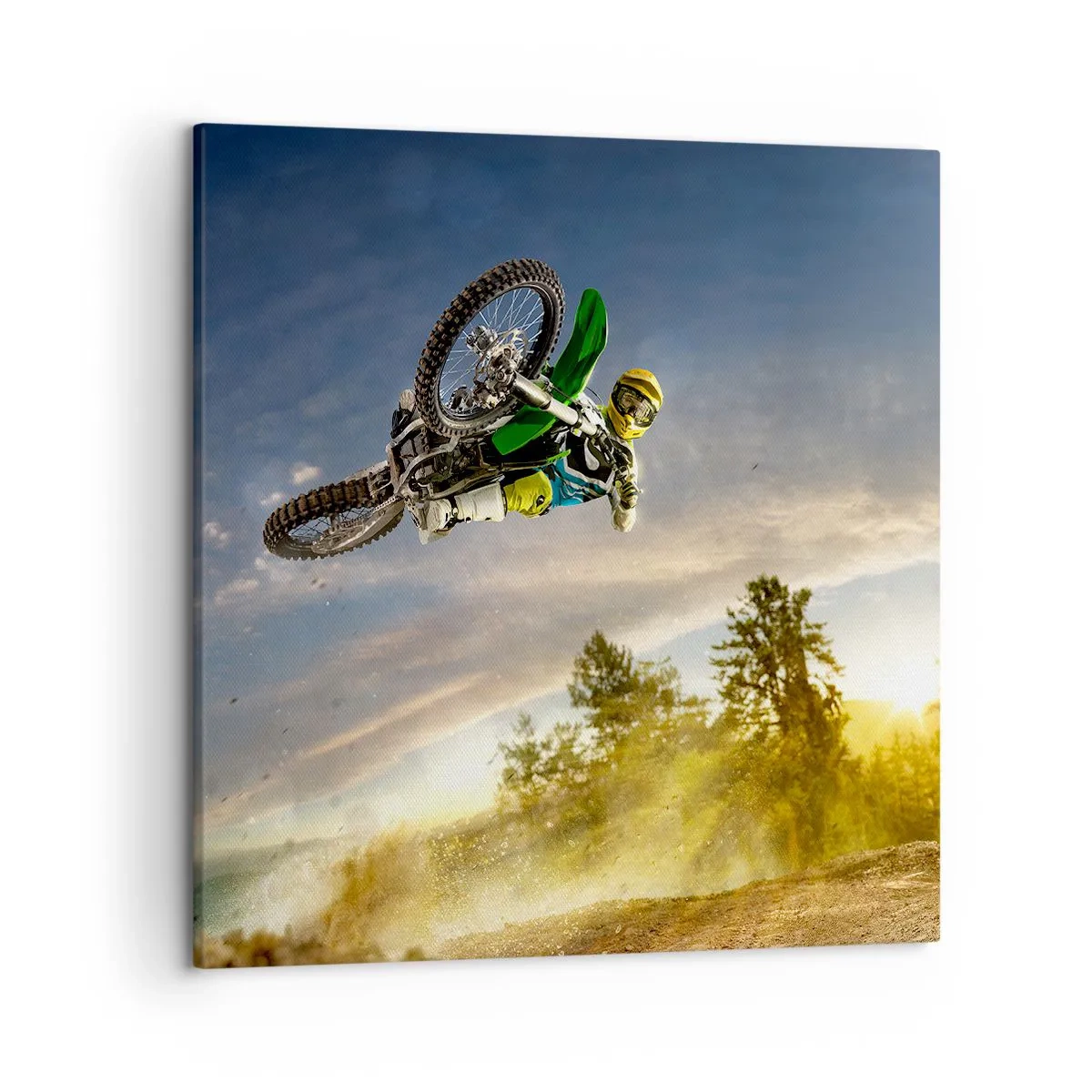 Bild auf Leinwand - Leinwandbild - Schalten Sie Emotionen ein! - 50x50 cm