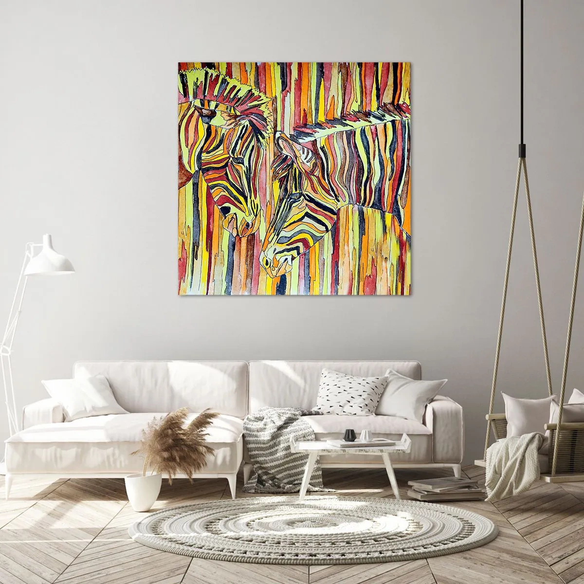 Bild auf Leinwand - Leinwandbild - Also du auch... - 40x40 cm