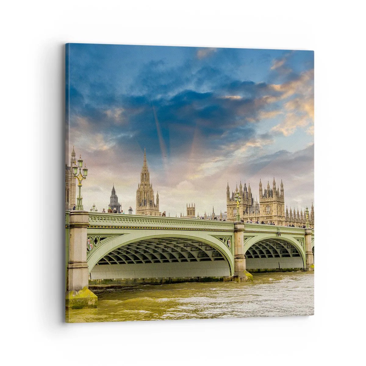 Bild auf Leinwand - Leinwandbild - Im Imperium ist die Zeit stehen geblieben - 70x70 cm