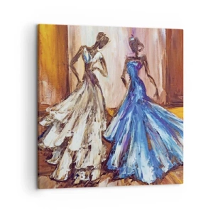 Bild auf Leinwand - Leinwandbild - Ein dankbares Duo - 50x50 cm