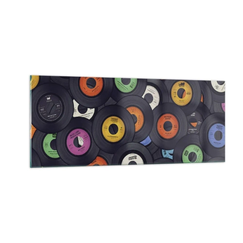 Glasbild - Bild auf glas - Farben der Klassiker - 100x40 cm