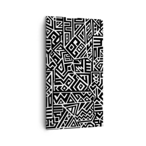 Bild auf Leinwand - Leinwandbild - Präkolumbianische Komposition - 45x80 cm