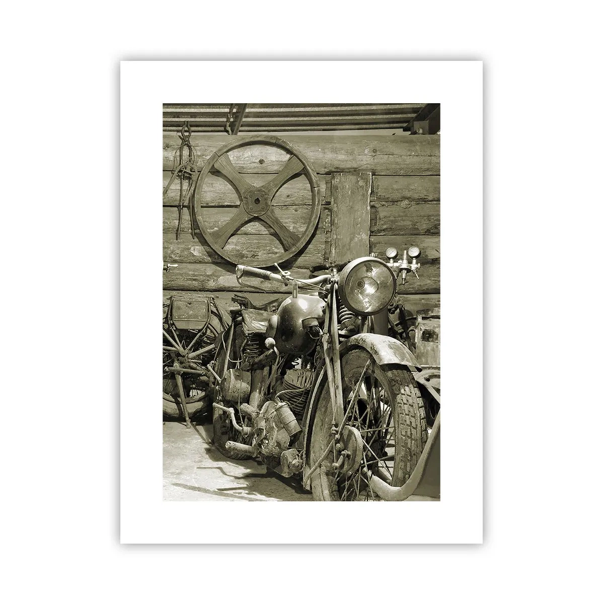 Poster - Im Schuppen von Onkel Władek - 30x40 cm