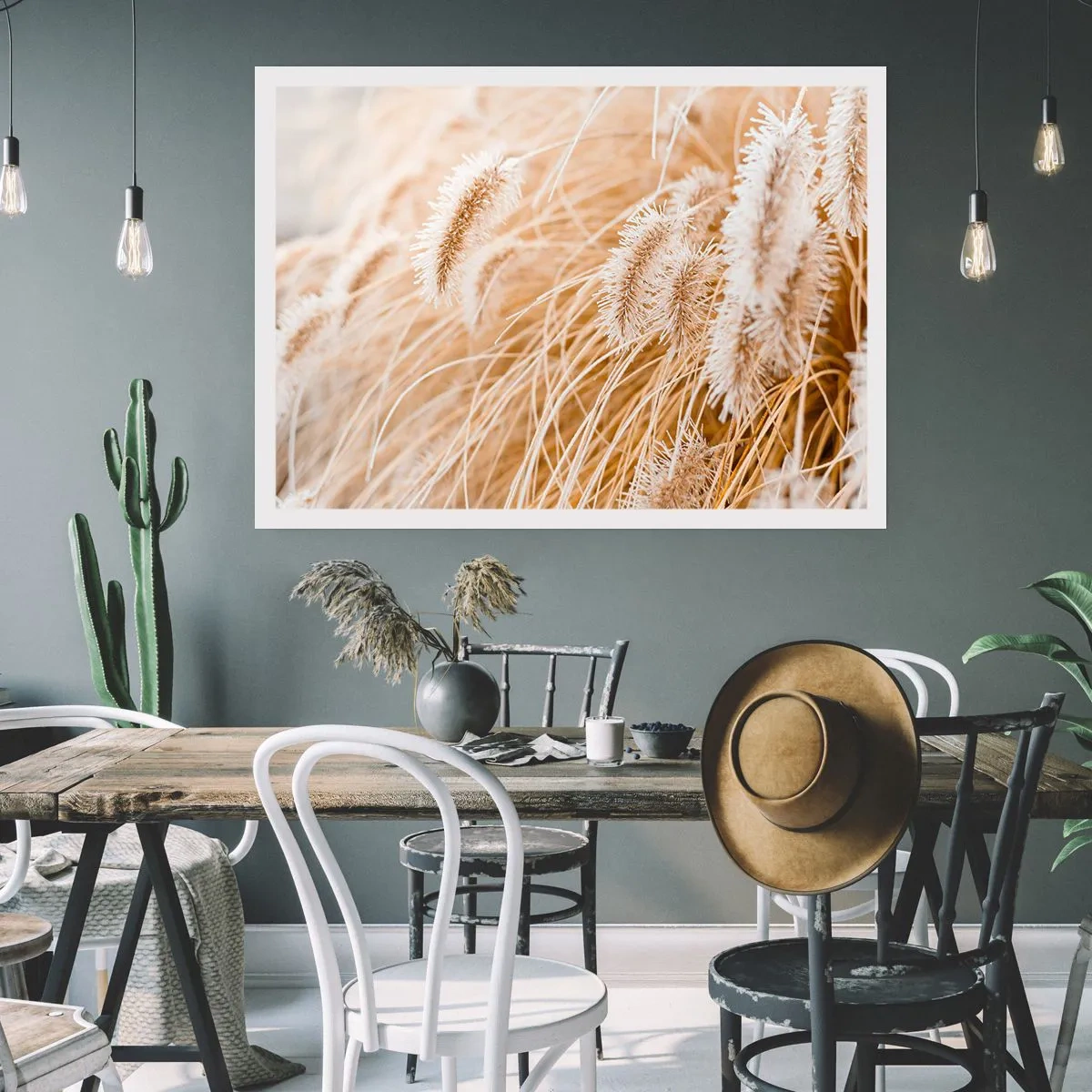 Poster - Das goldene Rauschen des Grases - 50x40 cm