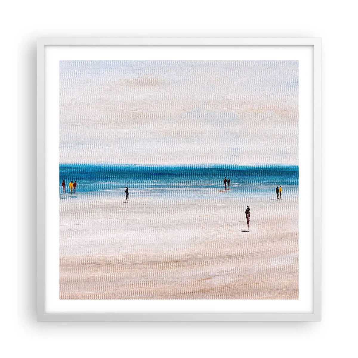 Poster in einem weißen Rahmen - Natürliches Bedürfnis - 60x60 cm