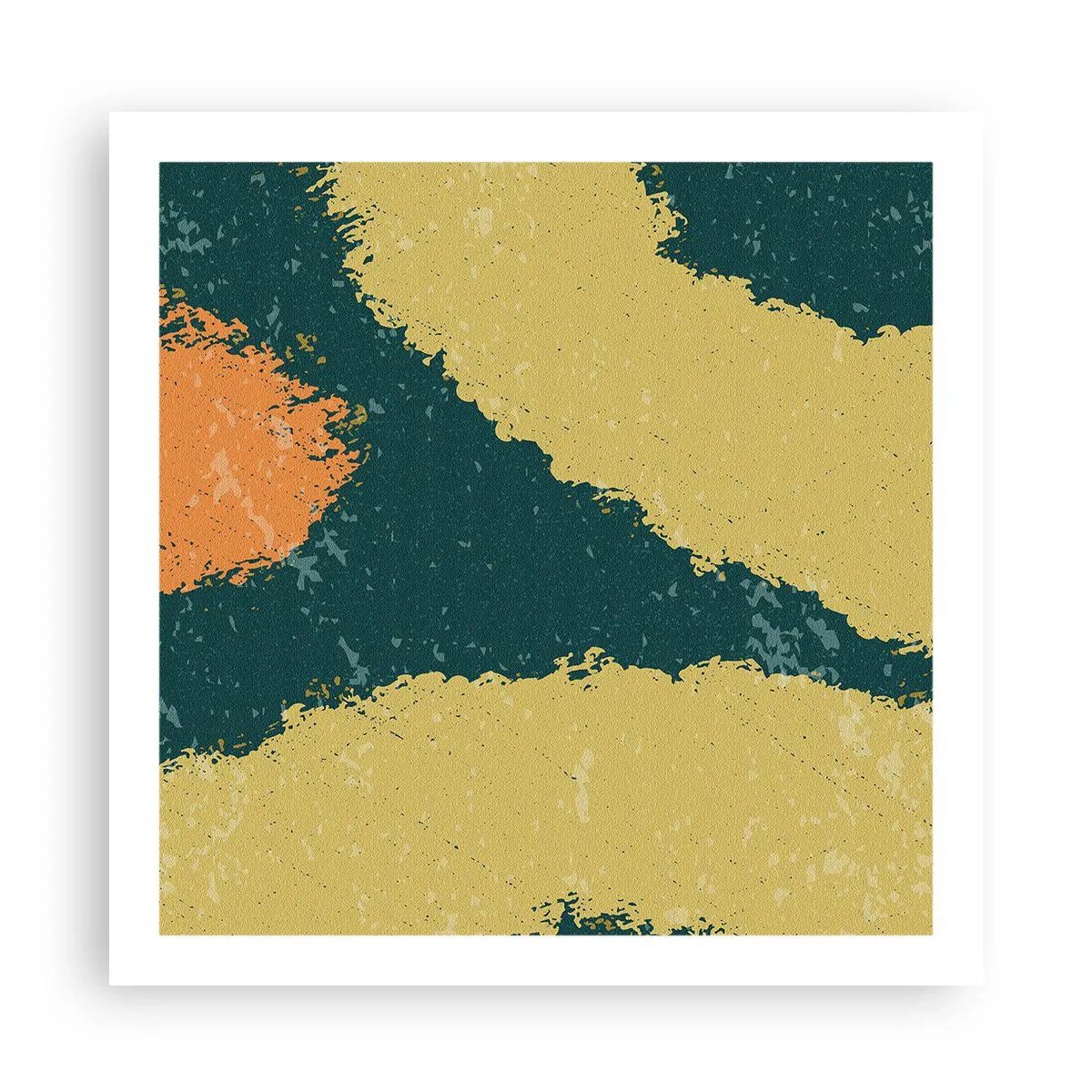 Poster - Abstraktion – langsame Bewegung - 60x60 cm