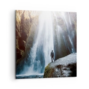 Bild auf Leinwand - Leinwandbild - Wiederherstellung der Proportionen - 50x50 cm