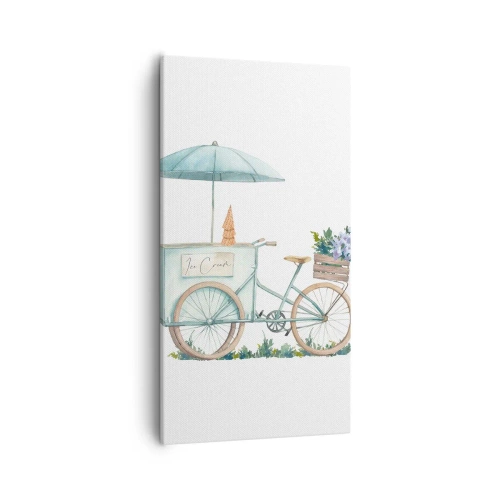 Bild auf Leinwand - Leinwandbild - Süße Erinnerung an den Sommer - 55x100 cm