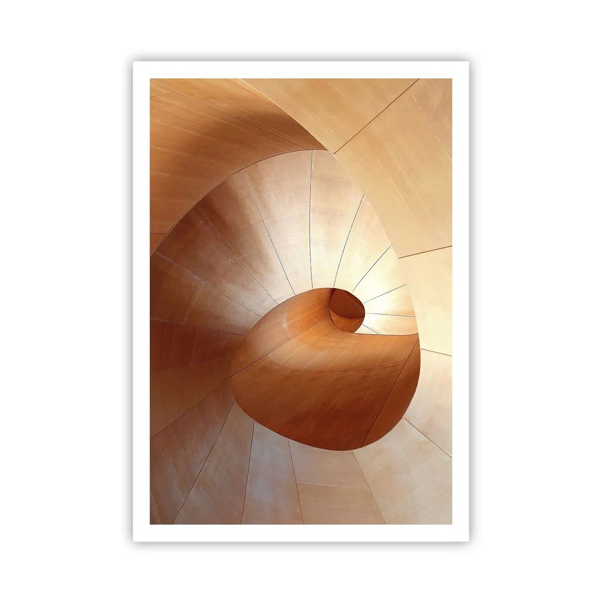 Poster - Architektonische Serpentine - 70x100 cm