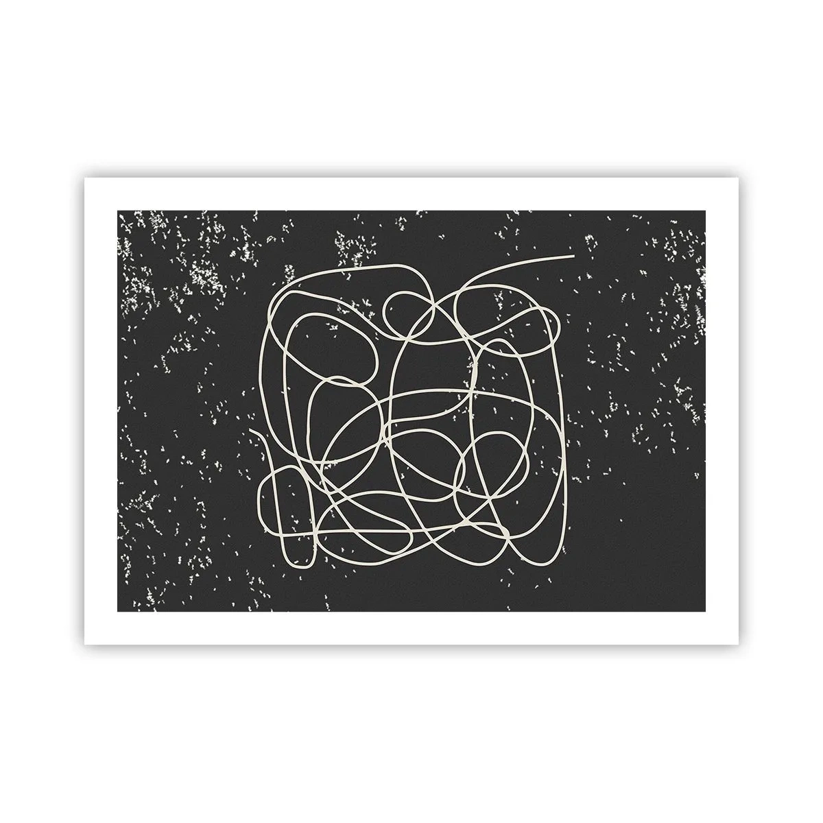 Poster - Wandernde, umherschweifende Gedanken - 70x50 cm