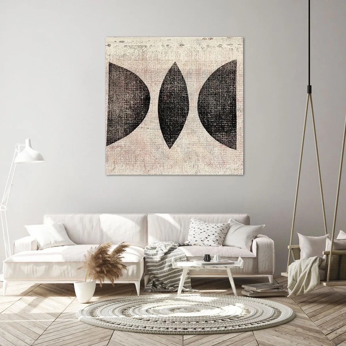 Bild auf Leinwand - Leinwandbild - Ethnische Abstraktion - 60x60 cm