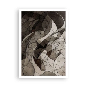 Poster - Zirkulation von Erdfarben - 70x100 cm