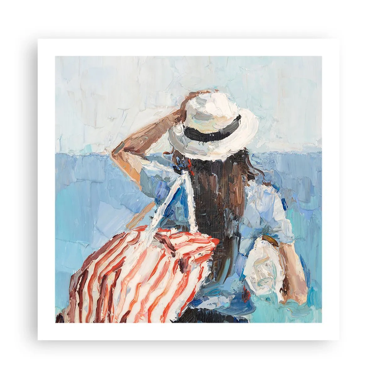 Poster - Willkommen in den Sommerferien - 60x60 cm