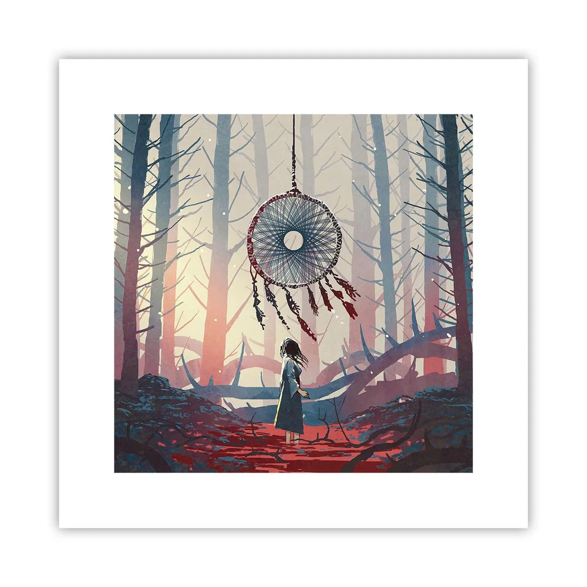 Poster - Geheimes Glücksritual - 30x30 cm