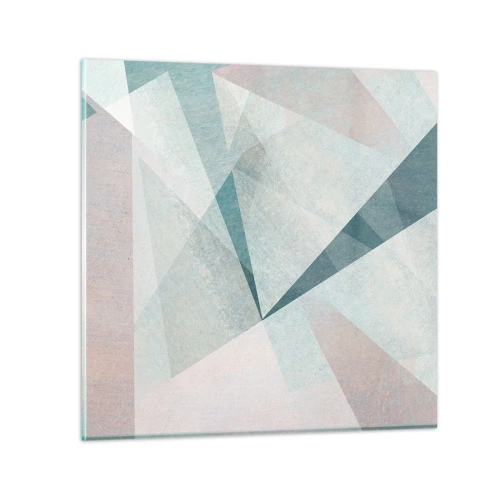 Glasbild - Bild auf glas - Einfach aber dynamisch - 60x60 cm