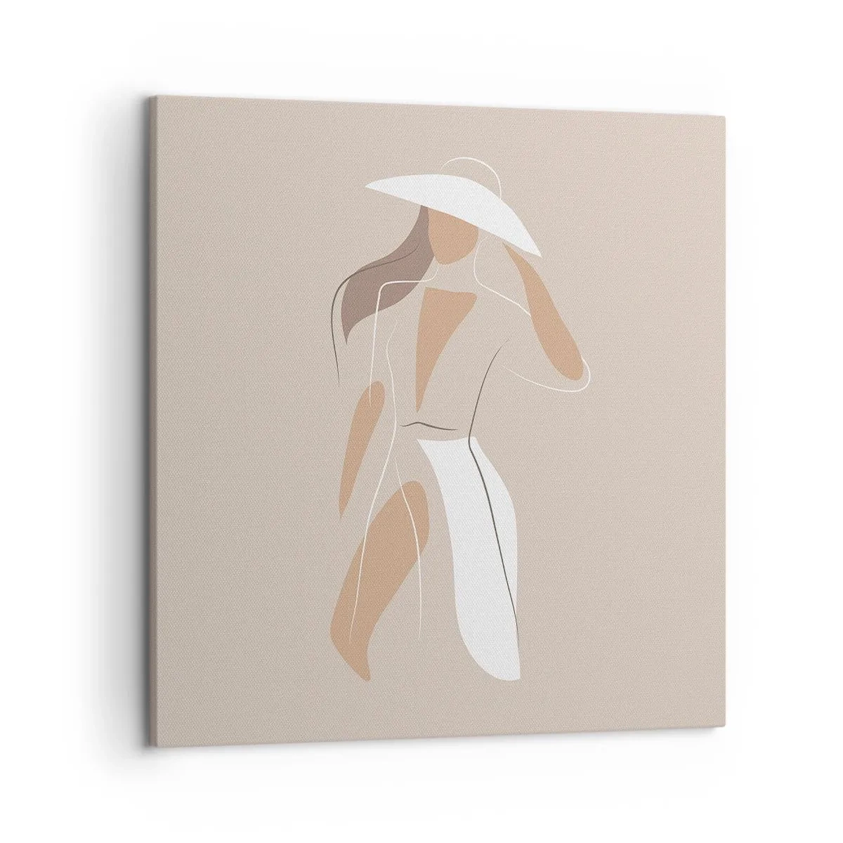 Bild auf Leinwand - Leinwandbild - Mode macht Spaß - 50x50 cm