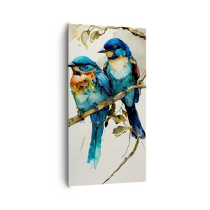 Bild auf Leinwand - Leinwandbild - War er beleidigt? - 65x120 cm