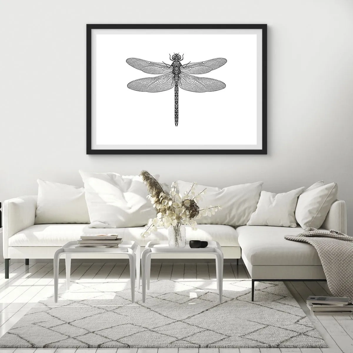 Poster in einem schwarzem Rahmen - Präzision der Natur - 40x30 cm