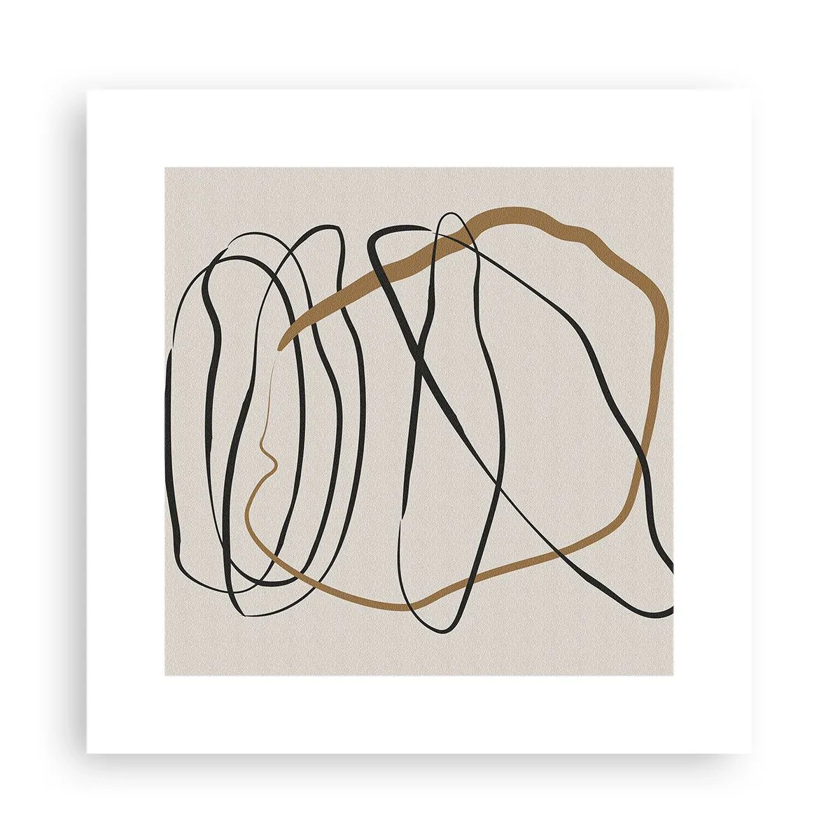 Poster - Komposition – Looptanz - 30x30 cm