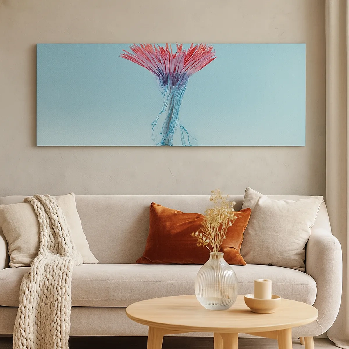 Bild auf Leinwand - Leinwandbild - In einer belebenden Umarmung - 30x30 cm