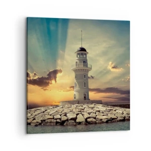 Bild auf Leinwand - Leinwandbild - Licht - Gut - Schönheit - 60x60 cm