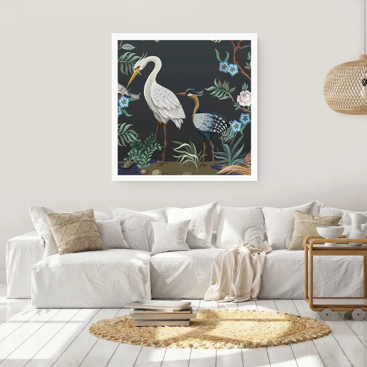 Poster - Vogelparade - 60x60 cm