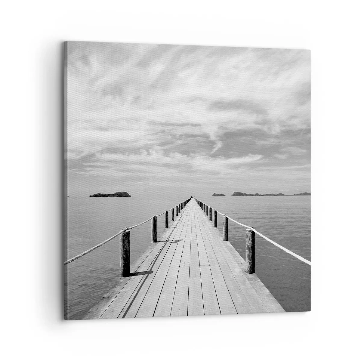 Bild auf Leinwand - Leinwandbild - Oder vielleicht eine Reise ... - 60x60 cm