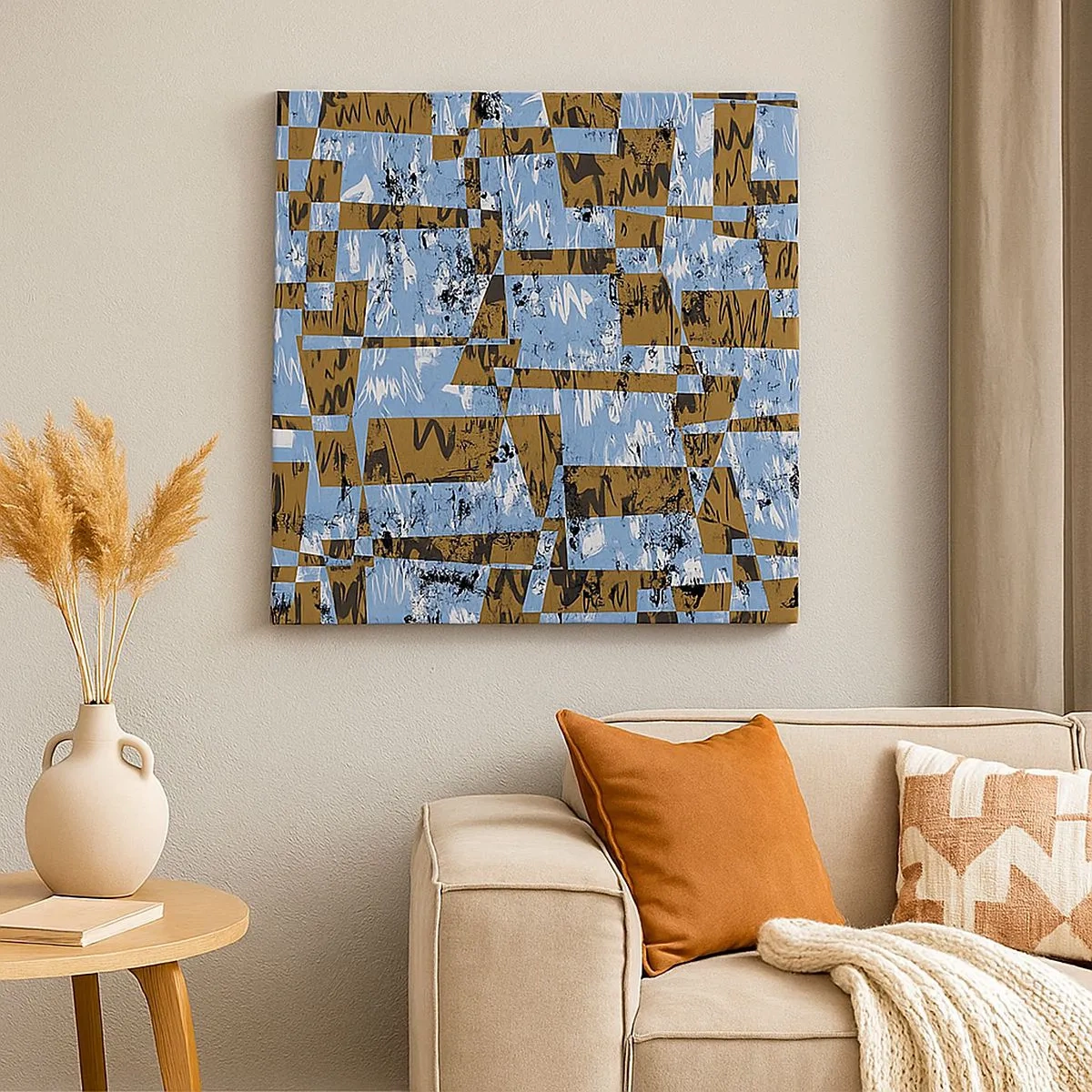 Bild auf Leinwand - Leinwandbild - Ein nicht-menschlicher Ausschnitt - 30x30 cm