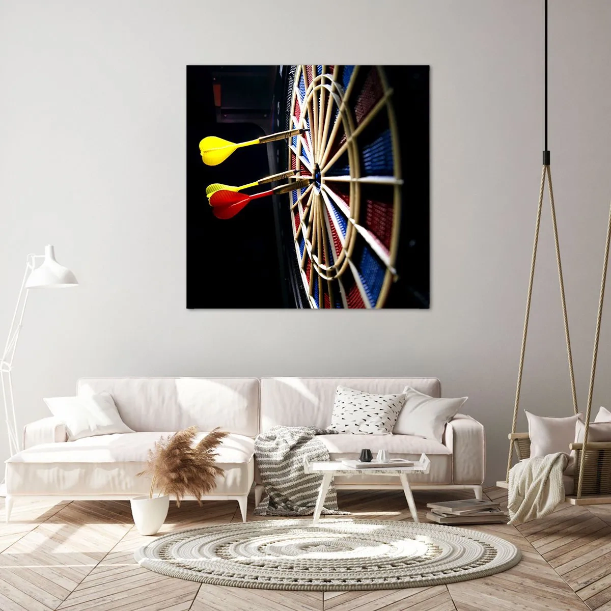 Bild auf Leinwand - Leinwandbild - Auf den Punkt gebracht - 40x40 cm