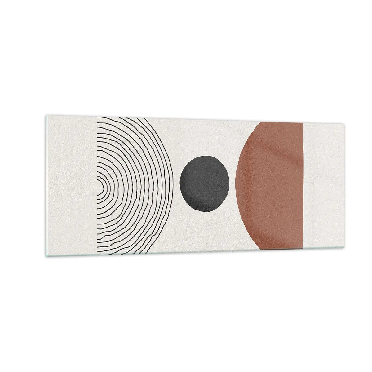 Glasbild - Bild auf glas - Das Zentrum der Aufmerksamkeit - 100x40 cm