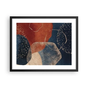 Poster in einem schwarzem Rahmen - Die Leichtigkeit des Seins - 50x40 cm