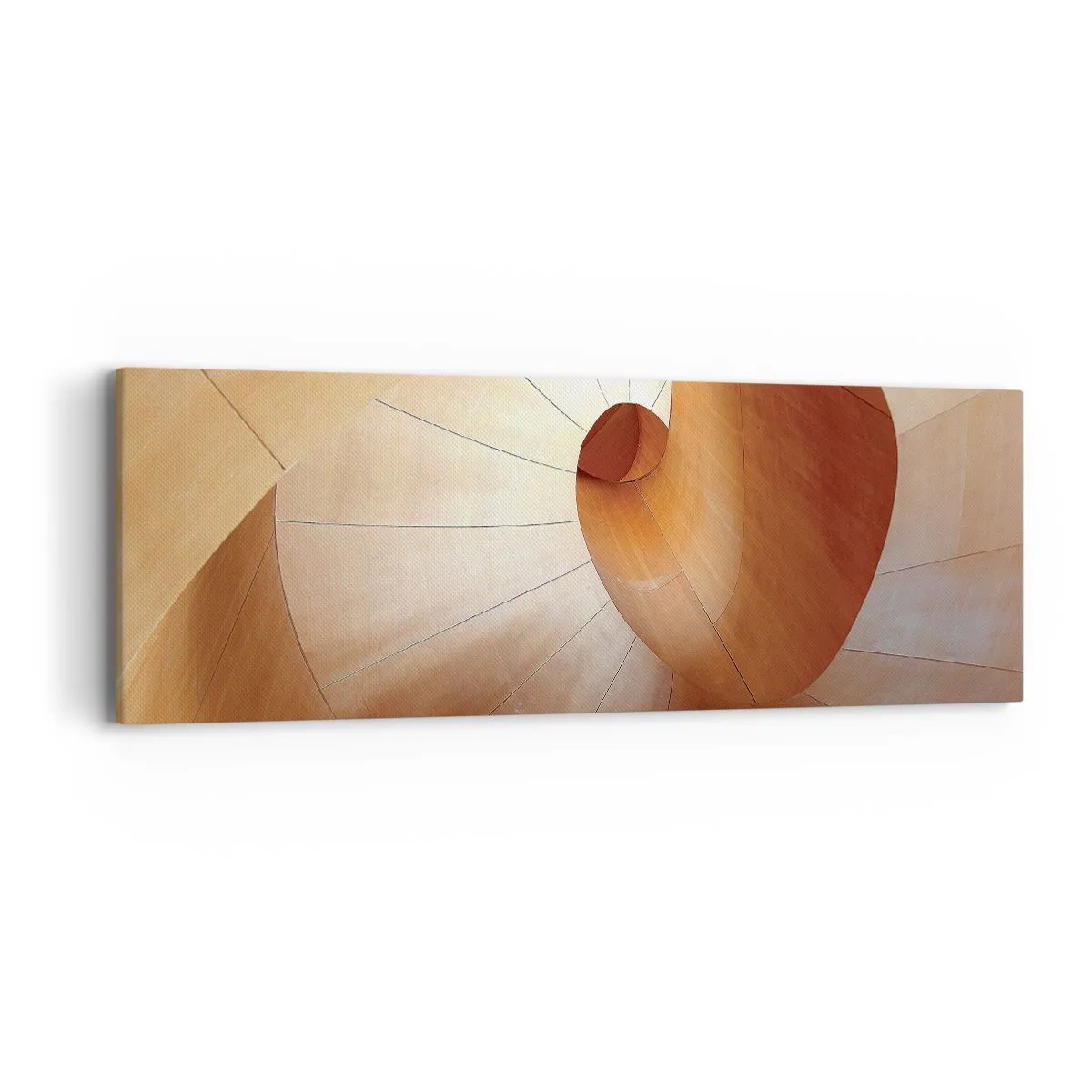 Bild auf Leinwand - Leinwandbild - Architektonische Serpentine - 90x30 cm