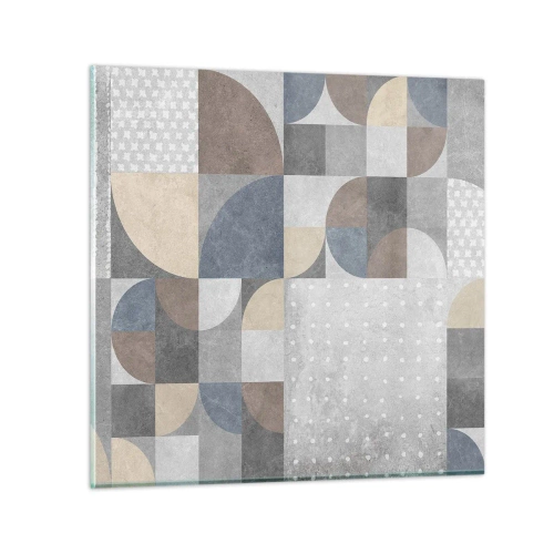 Glasbild - Bild auf glas - Keramische Fantasie - 30x30 cm