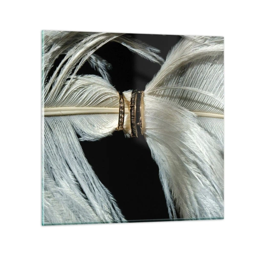 Glasbild - Bild auf glas - ... und ich werde dich nicht verlassen ... - 60x60 cm