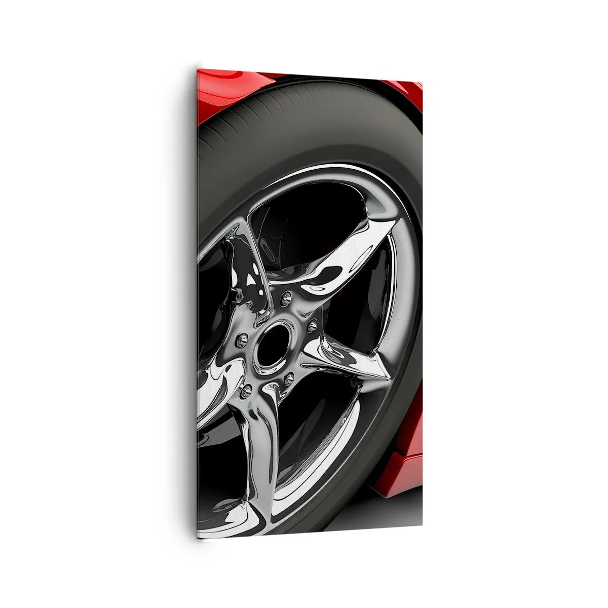 Bild auf Leinwand - Leinwandbild - Für Schnelligkeit gebaut - 65x120 cm