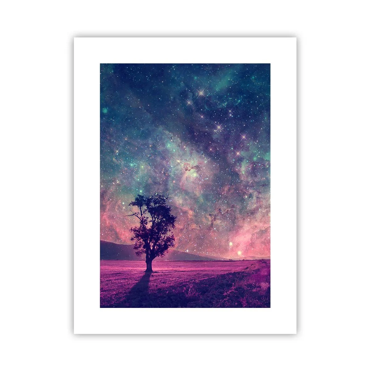 Poster - Unter dem magischen Himmel - 30x40 cm