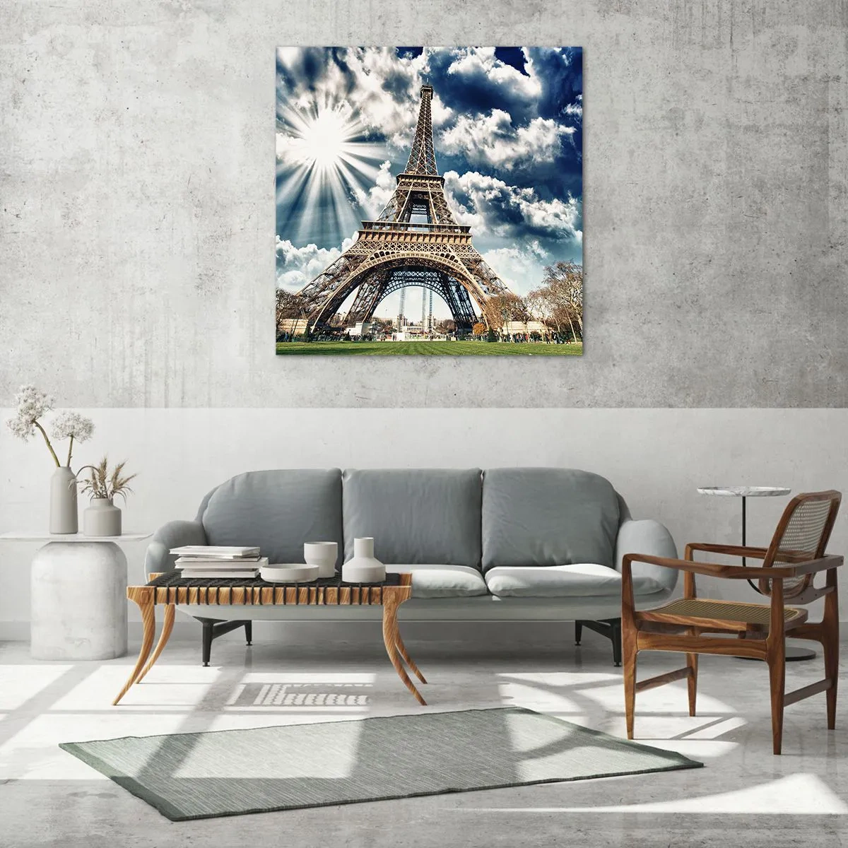 Glasbild - Bild auf glas - Die Einzige unter der Sonne - 50x50 cm
