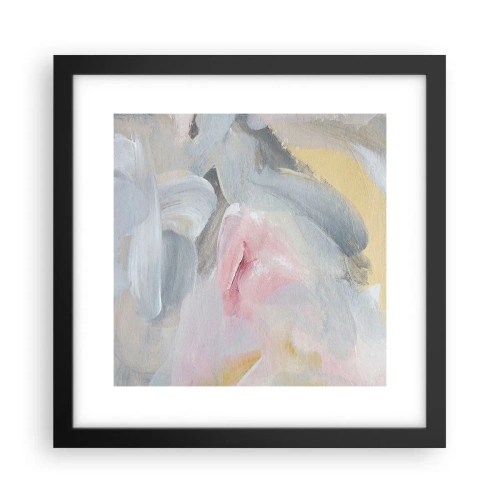 Poster in einem schwarzem Rahmen - In einer Pastellwelt - 30x30 cm