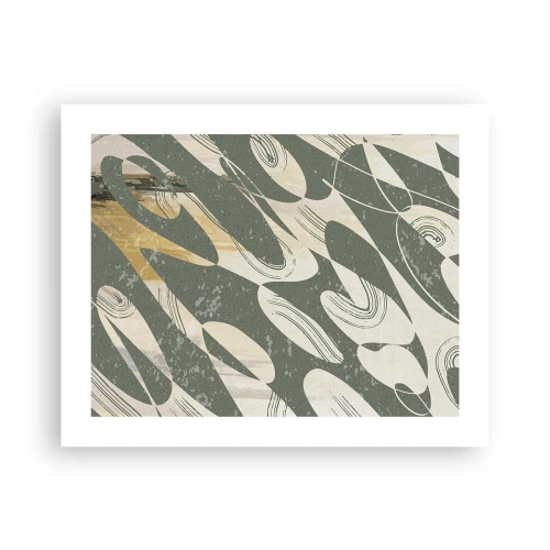 Poster - Rhythmische Abstraktion - 50x40 cm