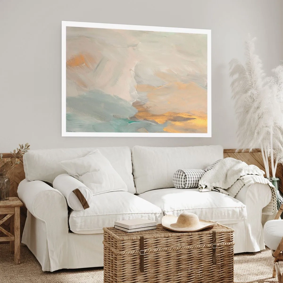 Poster - Abstraktion – das Land der Sanftheit - 70x50 cm