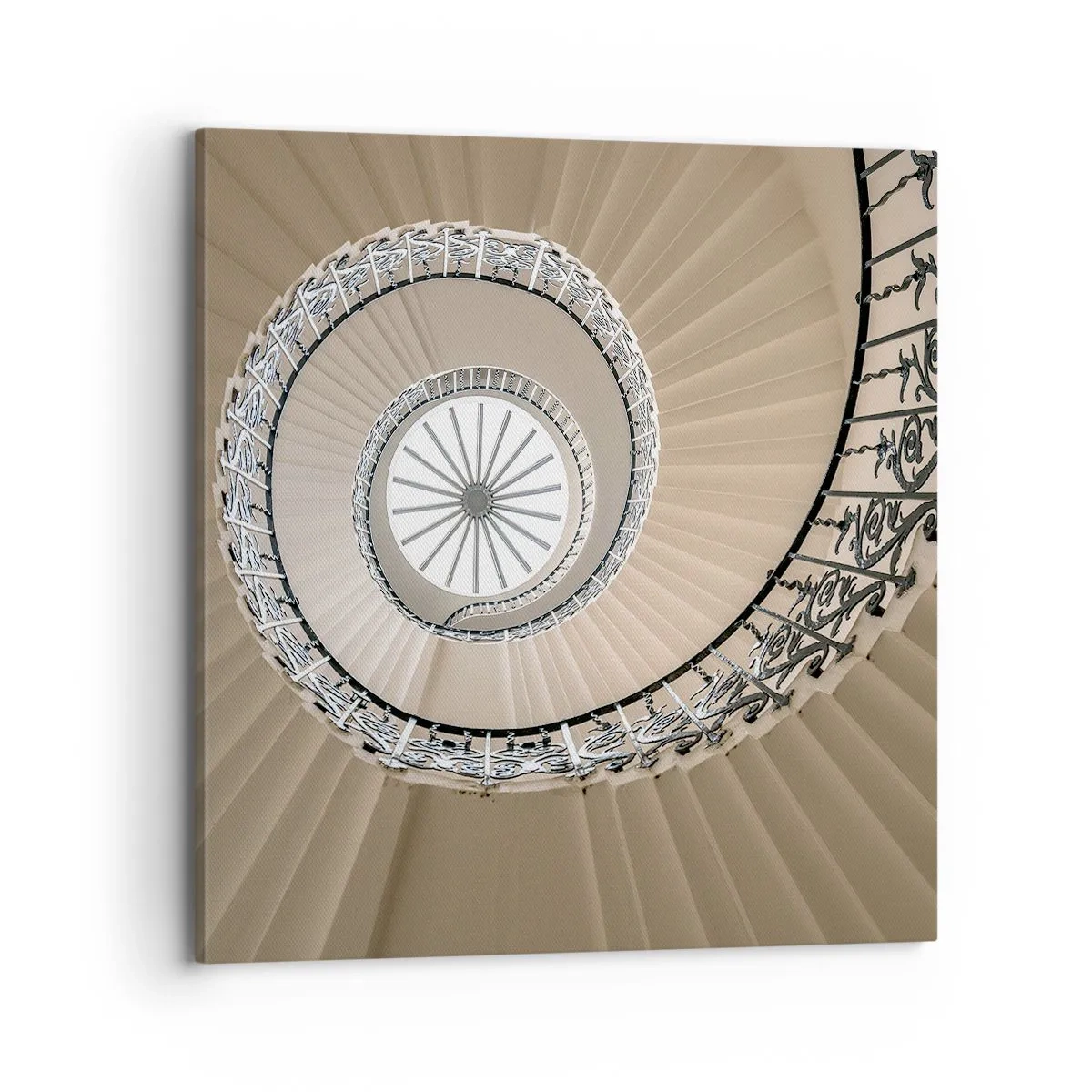 Bild auf Leinwand - Leinwandbild - Im Inneren der Muschel - 70x70 cm