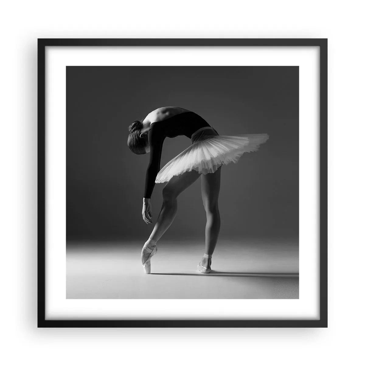 Poster in einem schwarzem Rahmen - Bella Ballerina - 50x50 cm